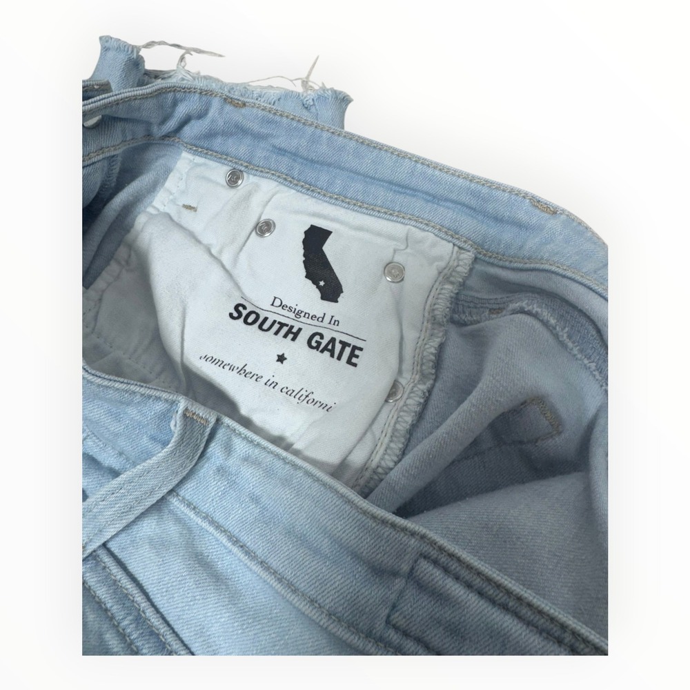 AG Adriano Goldschmied Prima Crop Jeans 29R Light Wash Skinny Raw Hem South Gate - Picture 6 of 7